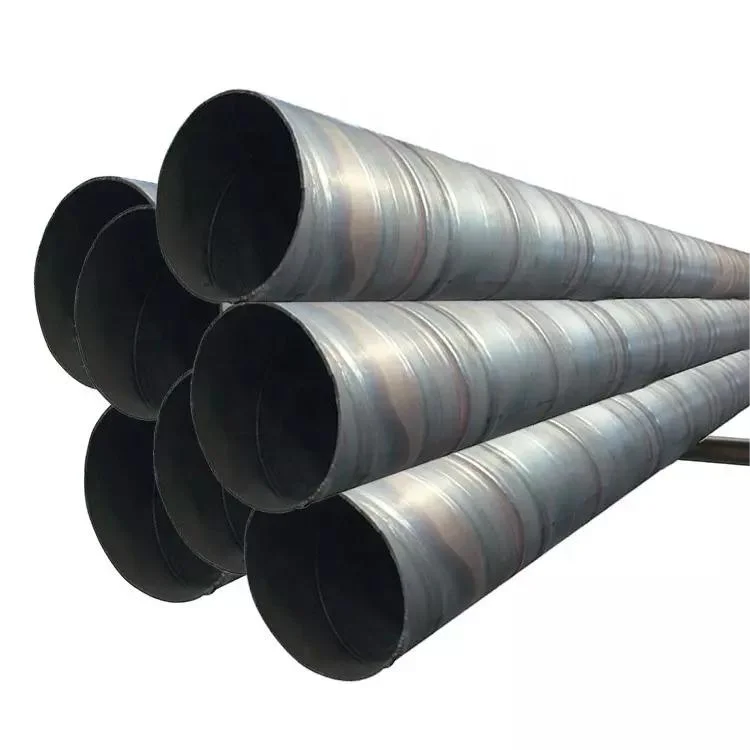 Q235 ASTM A53 SAW 609 mm Carbon Steel Pipe Helical Seam Spiral Welded Steel Pipe for Oil Gas Pipeline