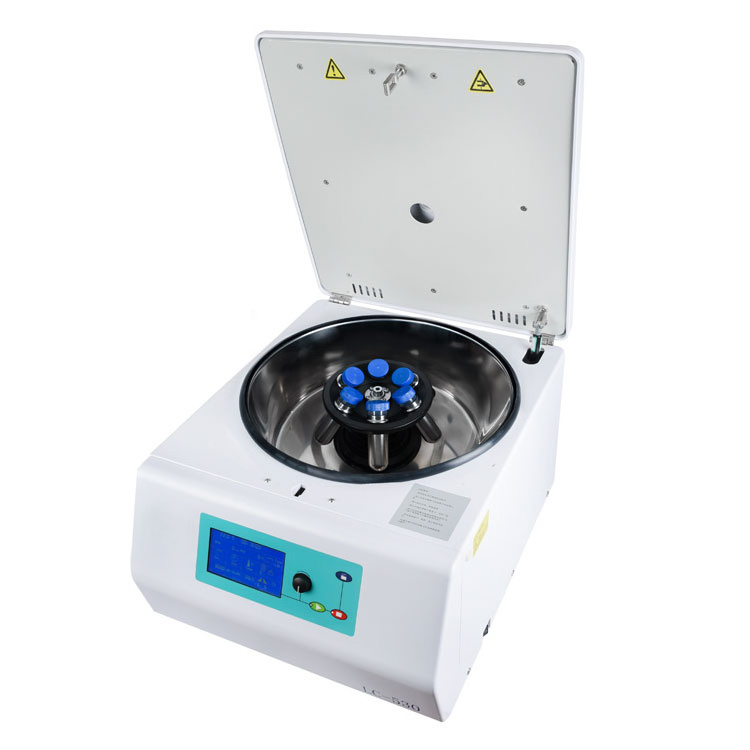 Desktop High-Capacity 500mlX4 100ml*4 Low-speed Centrifuge With Swing Bucket Rotor For laboratory L-600