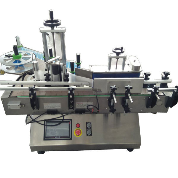 Benchtop Automatic Round Bottle Vial Labeling Machine suitable for 30-100mm bottle diameter