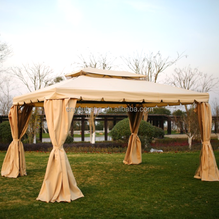 high quality outdoor pavilion gazebos wrought iron pavilion backyard solar panel used pavilion plastic seats mould