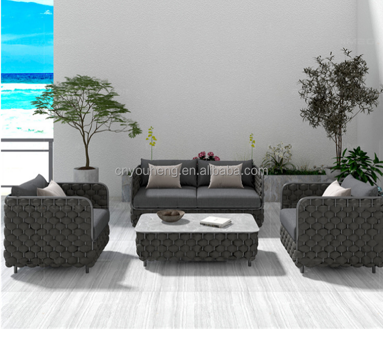 2022 outdoor or living room furniture living room lounge-set garden lounge suite sofa set outdoor furniture