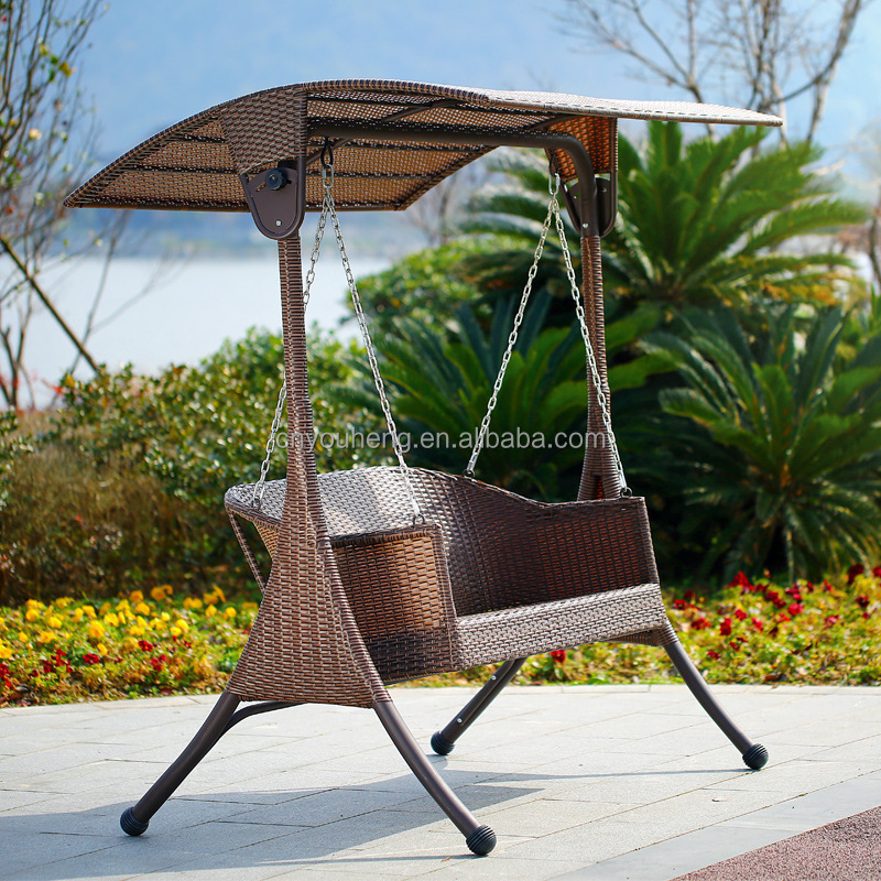 foldable metal patio swings indoor hanging chair patio double swing seat double wicker swing chair