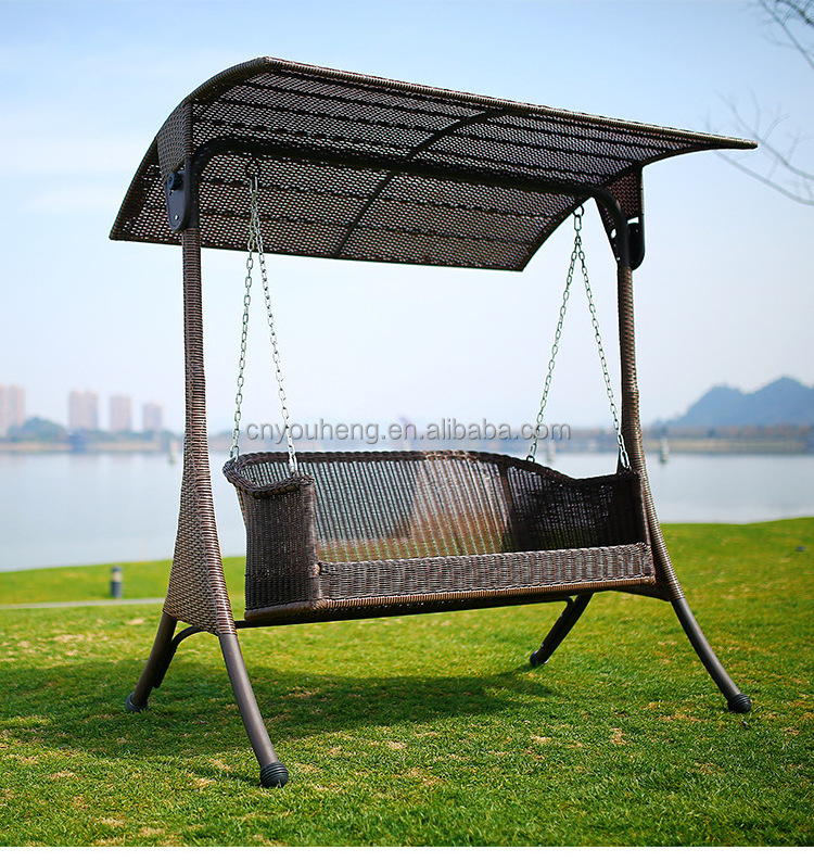 porch hanging hammock rope swing outdoor furniture hotel outdoor rattan hanging bed patio swing chair for sale