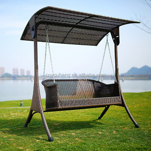 porch hanging hammock rope swing outdoor furniture hotel outdoor rattan hanging bed patio swing chair for sale