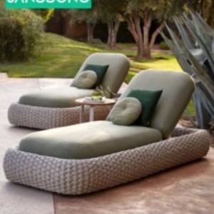 folding chair/sun lounger furniture aluminium hotel double recliner sun loungers bed chairs sun lounger