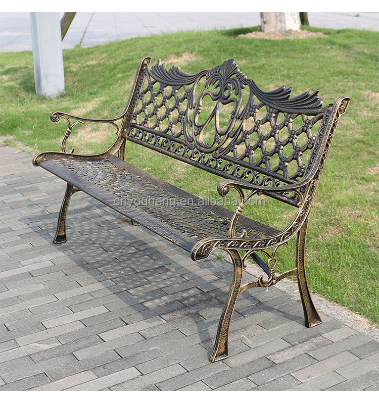 amusementmetal park steel aluminium outdoor intelligent parking park chair used park benches for sale