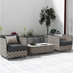 courtyard leisure balcony living room villa combination outdoor waterproof furniture garden sofa outdoor furniture