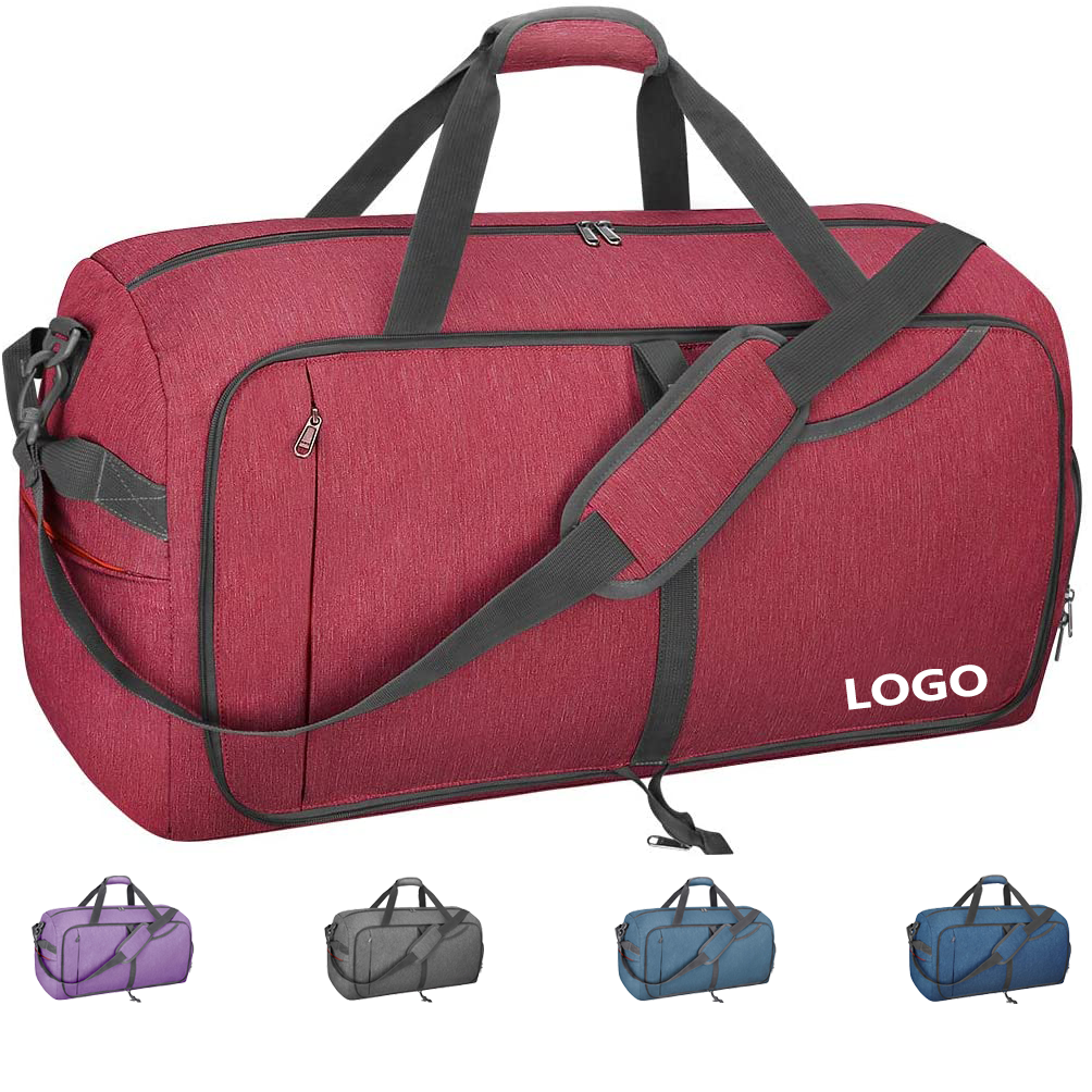 65L Travel Bag china Waterproof Foldable Weekender Duffel Bag with Shoes Compartment travel bags luggage for Men Women