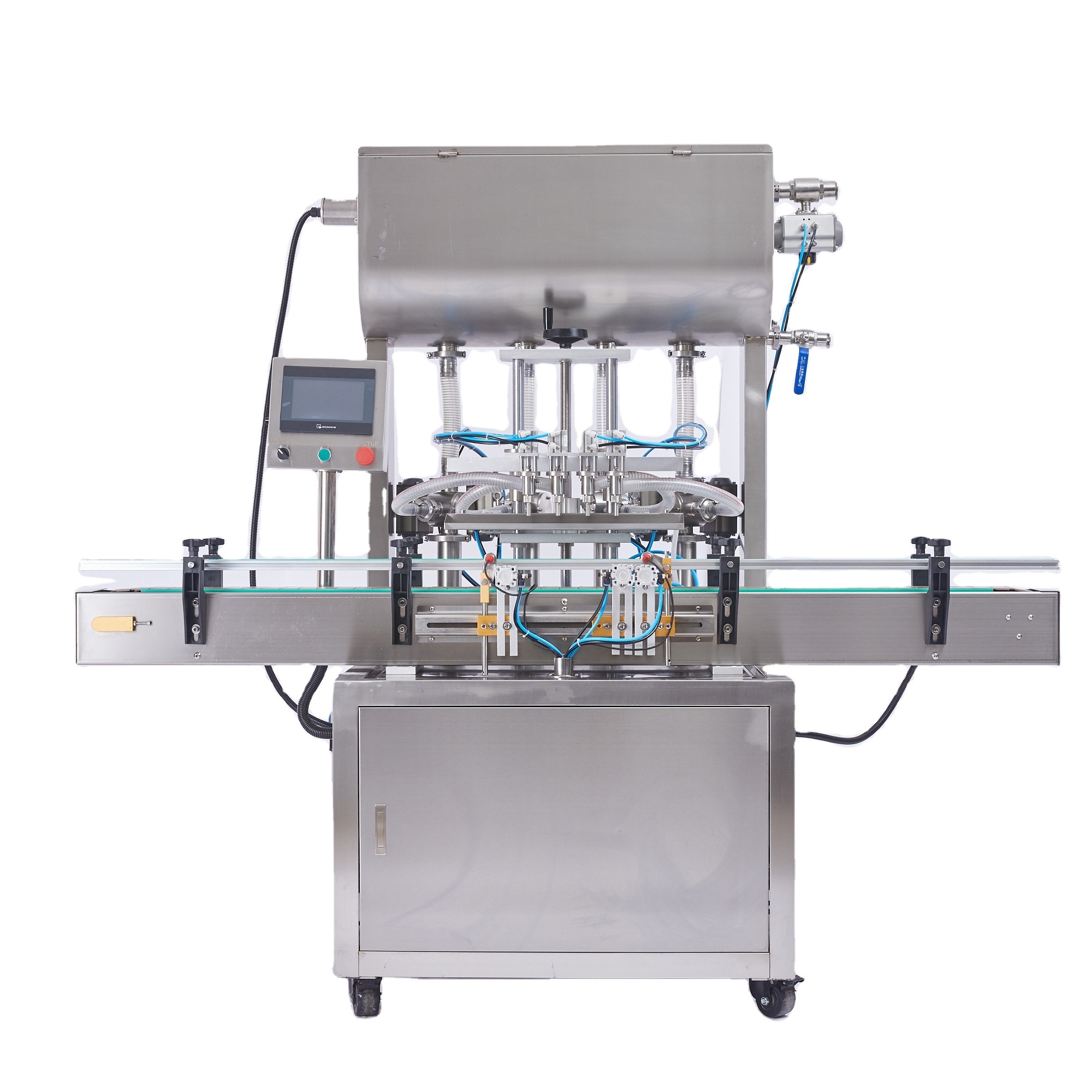 High efficiency automatic cosmetic product high viscosity liquid paste beverage syrup fruit jam filling machine