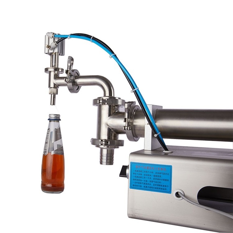 1/2 filling nozzle semi automatic mineral water bottling machine for small production