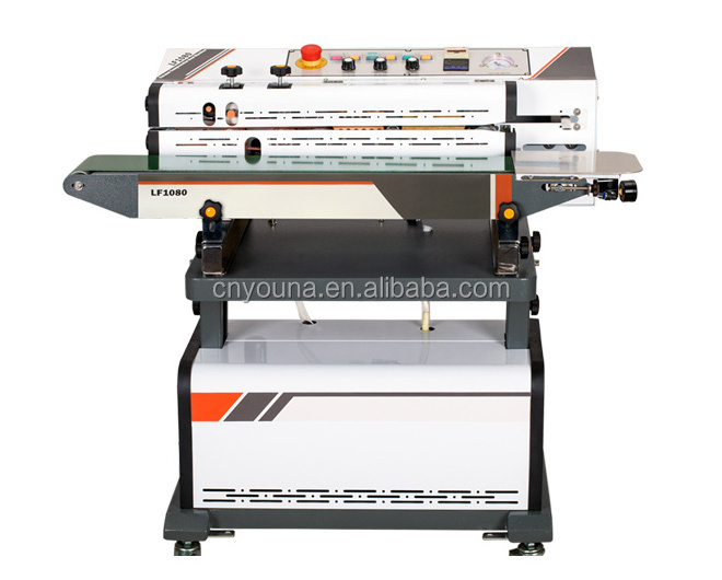 Commercial continuous band sealing machine with vacuum sealer