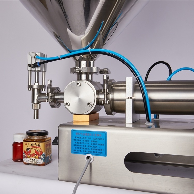 2 heads filling machine semi auto piston paste filler cream sauce cosmetic filling machine