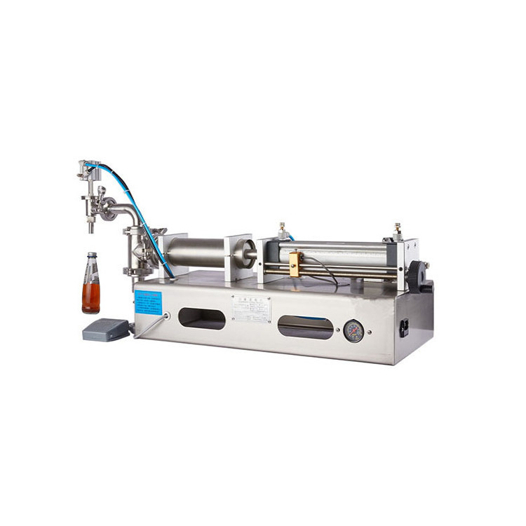 1/2 filling nozzle semi automatic mineral water bottling machine for small production