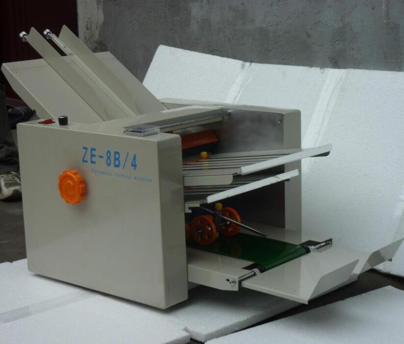 Manual A4 Paper Folding Machine for Small Business High Efficient White Folding, Counting 310x700mm 30-150g 50x70mm 80m/min 2/4