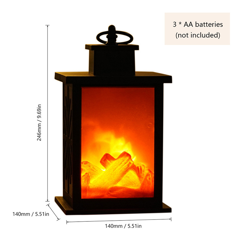 Led Simulation Fireplace Light Lamp Flame Light Nordic Style Halloween Christmas Home Decoration Electric Fireplace