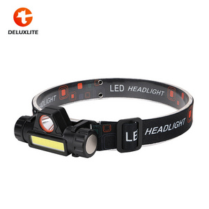 Most Popular USB Charging  Head Lamps Flashlight OEM 18650 Battery LED Rechargeable Head Lights