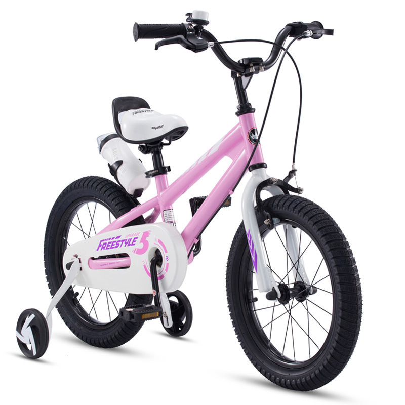 Freestyle Kids Bike Boys Girls Bicycle 12 14 16 Inch Mini BMX Bike Kickstand Child's Bike With Training Wheels