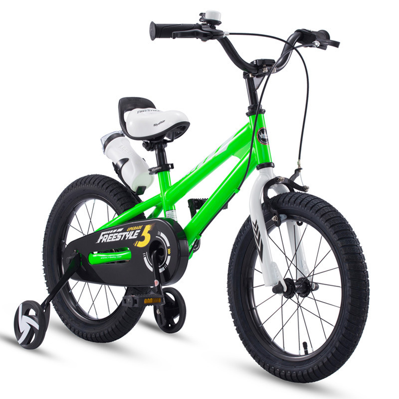 Freestyle Kids Bike Boys Girls Bicycle 12 14 16 Inch Mini BMX Bike Kickstand Child's Bike With Training Wheels