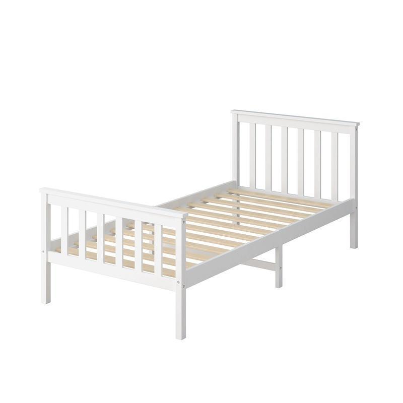 OEM Wood Single Queen California King Size Grey Bed Frame Assembly Wooden Slat Bed Bedroom Sets Bunk Bed