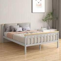 Chinese Furniture Bedroom Wooden Platform Queen Bed Double Bunk Bed Twin Full Bunk Bed