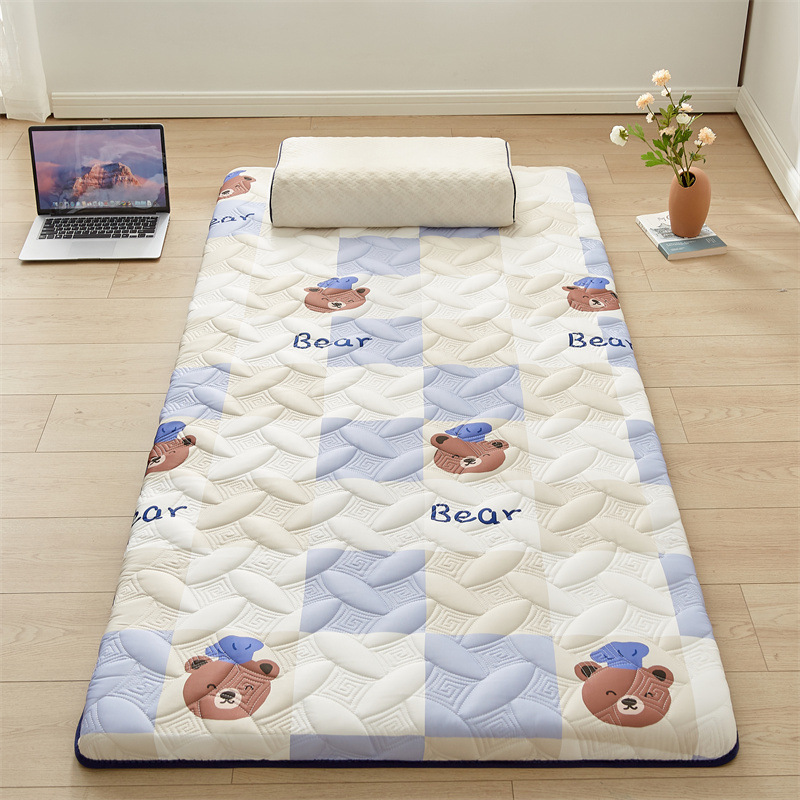 New Design Mattress Student Dormitory Padded Bed Comfortable Folding Floor Sleeping Mat Beautiful Single Mattress Home Furniture