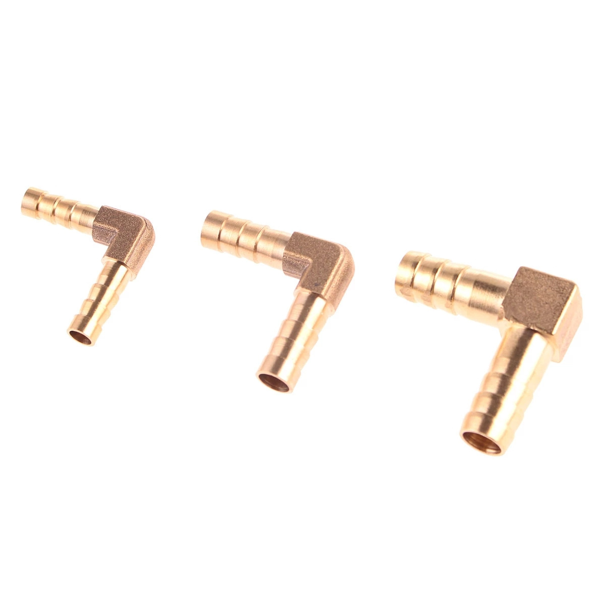 6 8 10 12 14 16 19mm Copper Barbed Connector Joint Coupler Adapter Brass Barb Pipe Fitting 3 4 Way T Y Straight Elbow Hose Barb