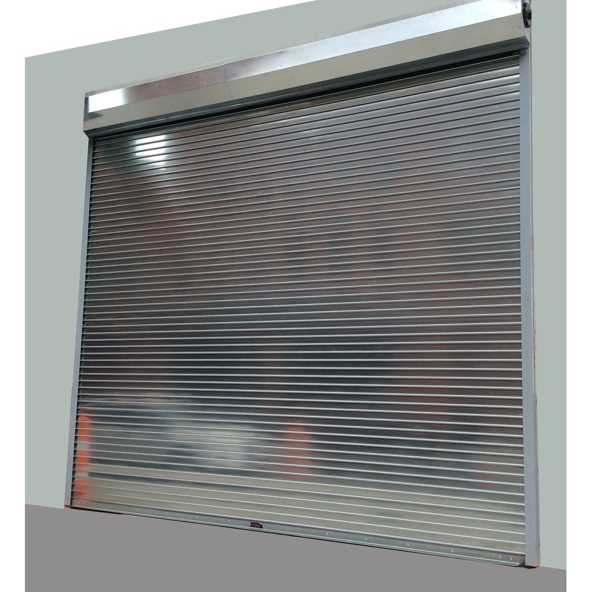 European Stainless Steel Rolling Up Doors Electric Custom Metal Roller Shutter Door Warehouse Wind Hurricane Factory Wholesale