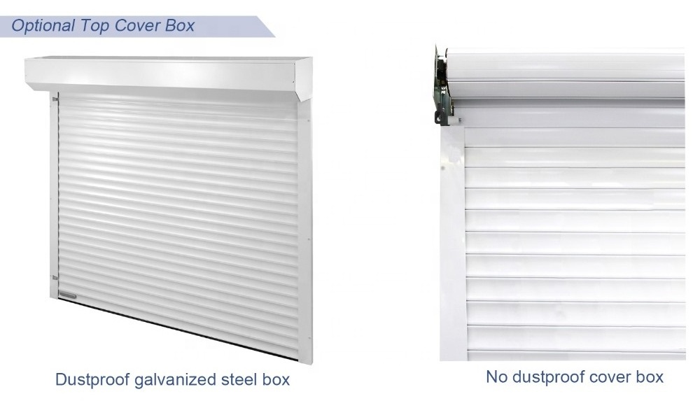 Cheap Automatic Motor Aluminum Alloy Roller Shutter Doors Interior Swinging Rolling Roll Up Down Security Garage Door