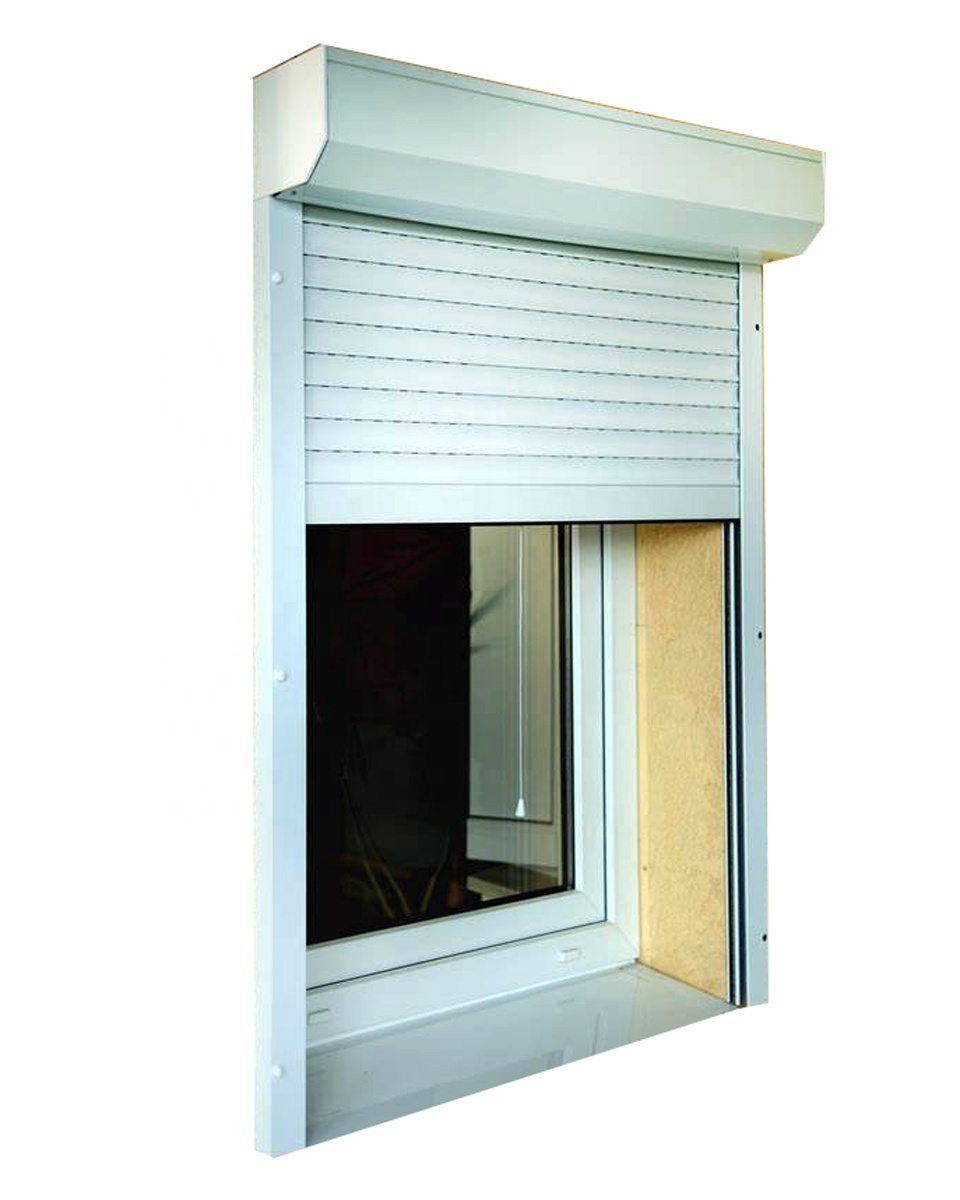 European New Cheap Automatic Roll up Doors and Security Rolling Windows Residential Manual Aluminum Roller Shutter Window