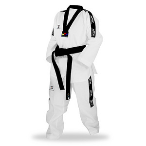 Martial Arts woosung adult/child black/red black collar Taekwondo clothing Uniform/ Dobok/ Kimono