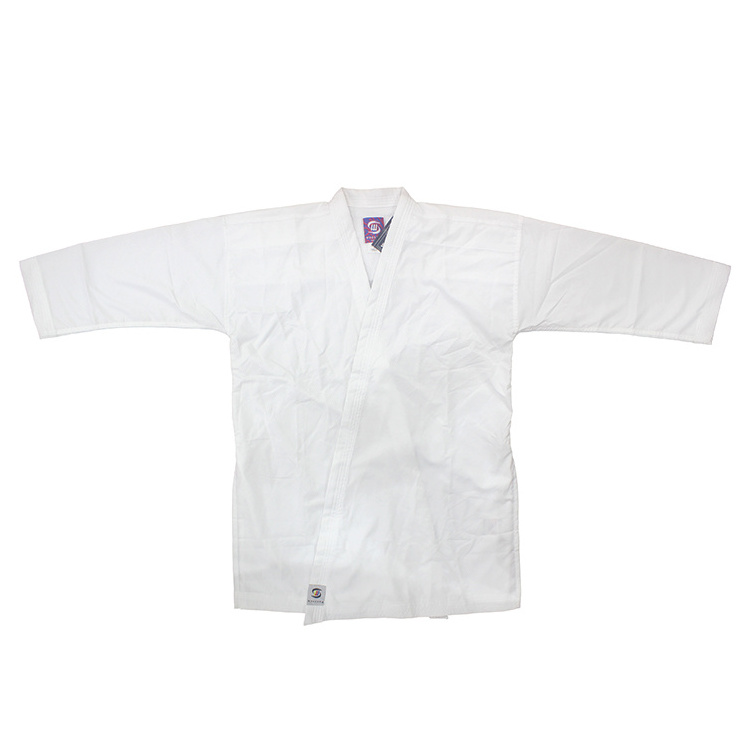 Woosung Sample free shipping wholesale karate gi kimono uniform unbleached karate uniform gi