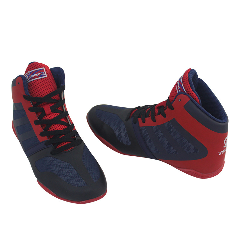 Sample free shipping custom low price high top make your own wrestling boxing shoes for men