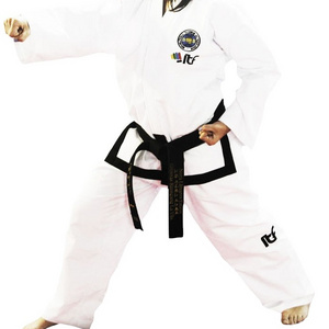 Sample free shipping Woosung new martial arts taekwondo uniform itf taekwondo dobok for sale