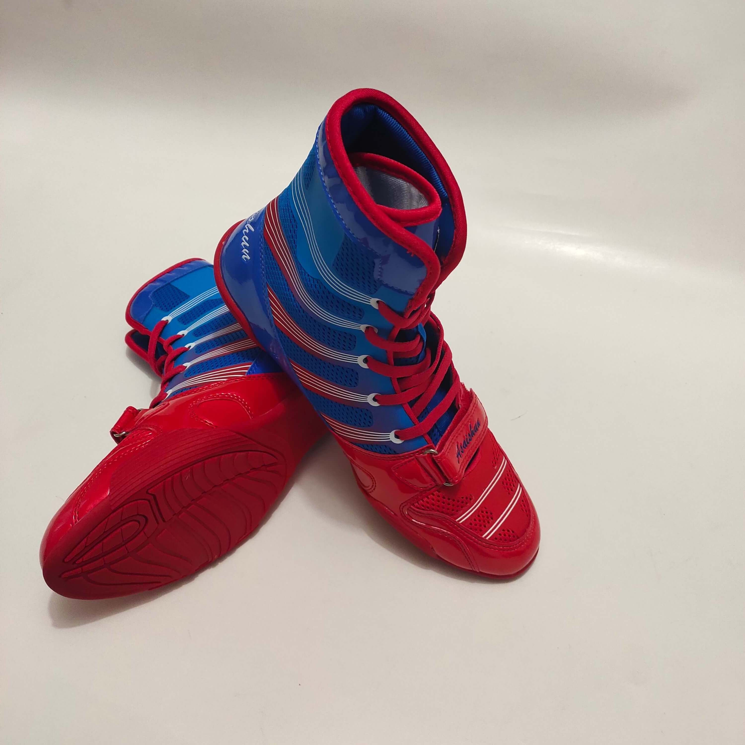 WOOSUNG Sample free shipping wrestling shoes  boxing shoes wrestling boots breathable sneakers make your own wrestling shoes