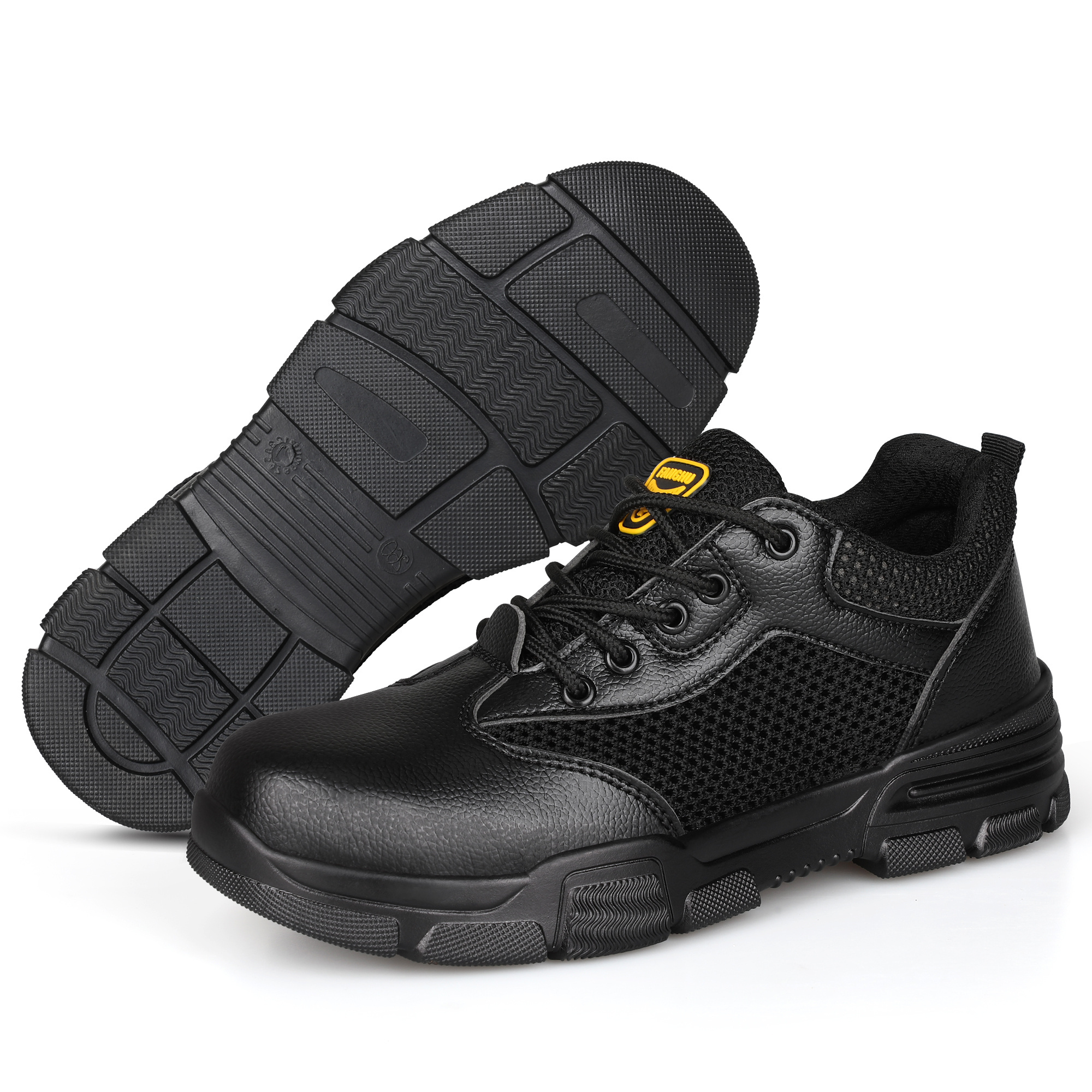 Wholesale New Trends breathable Footwear men's safety shoes Wide Toe Cap walking style shoes