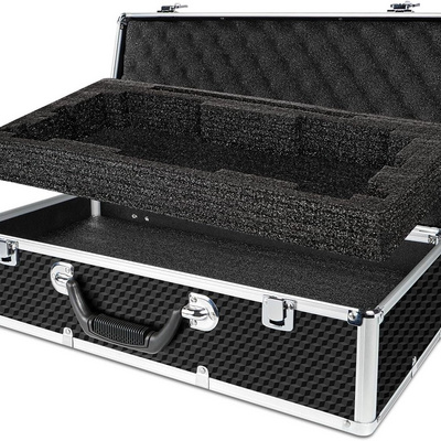 Aluminum Alloy Frame Carrying Case with Two-layer Pre-Diced Pick and Pluck Foam