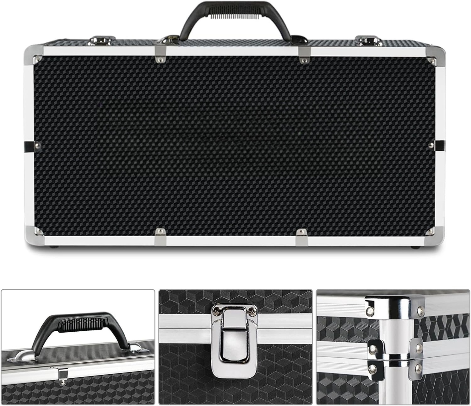 Aluminum Alloy Frame Carrying Case with Two-layer Pre-Diced Pick and Pluck Foam