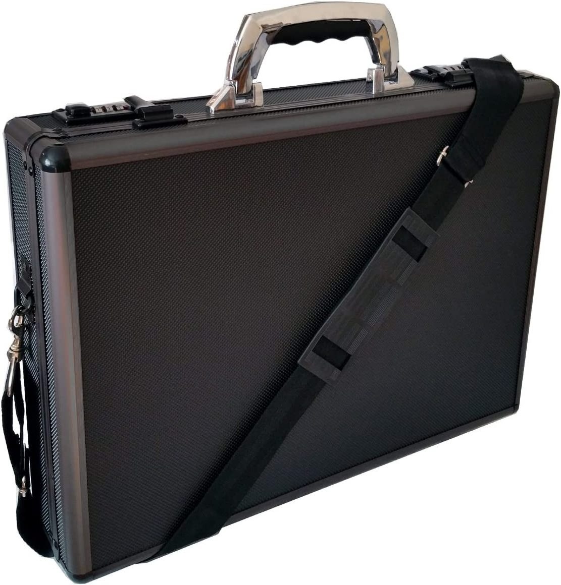 Aluminium Executive Laptop Padded Briefcase Attache Case