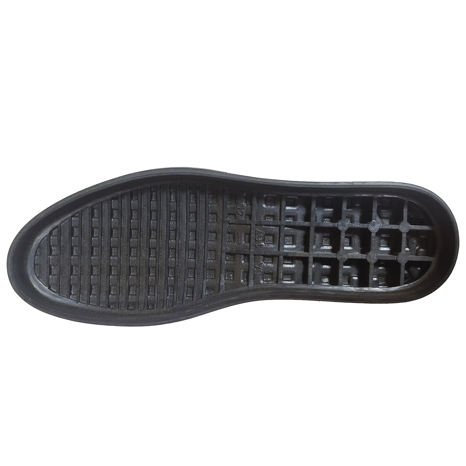 High Elasticity Material Black Platform Non Slip Sneaker Soles