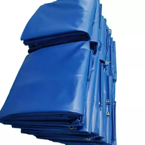 YRH Factory Blue Waterproof PE PVC Plastic Fabric Tarpaulin Hay Truck Cover Camping Tarp