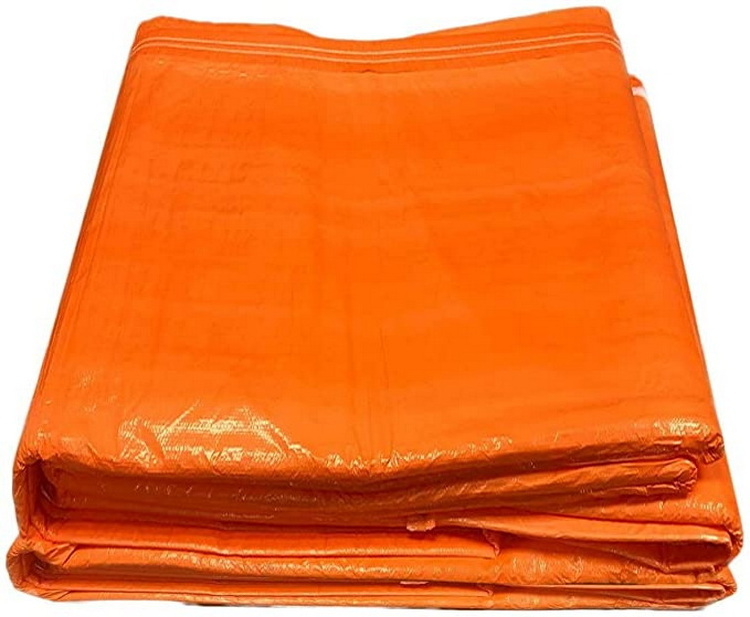 YRH Factory Orange Heated Foam Construction Thermal Insulation Tarpaulin Insulated Concrete Curing Blanket PE Tarp Cover