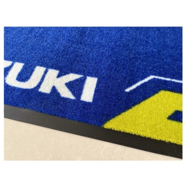 Best Quality Customized Motorcycle Foot Floor Mat Rubber Backed Carpet for Garage and Workshop