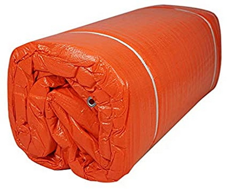 YRH Factory Orange Heated Foam Construction Thermal Insulation Tarpaulin Insulated Concrete Curing Blanket PE Tarp Cover