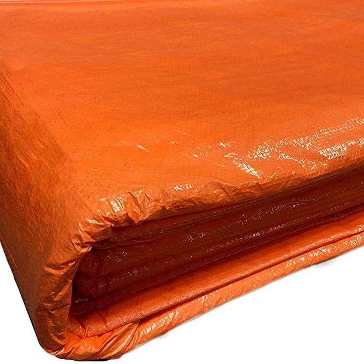 YRH Factory Orange Heated Foam Construction Thermal Insulation Tarpaulin Insulated Concrete Curing Blanket PE Tarp Cover