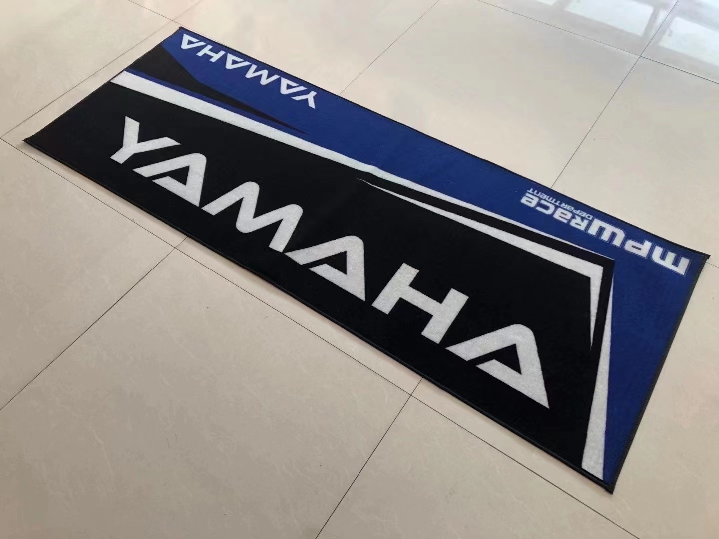 Factory Cheap Price Good Quality Garage Indoor or Outdoor Rubber Logo Floor Motorcycle Mat