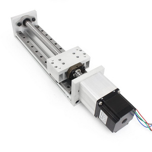 Customized 100mm CNC Linear Stage Motion Actuator X Y Z Axis Linear Guide Module SFU1605 Ball Screw Stepper Motor