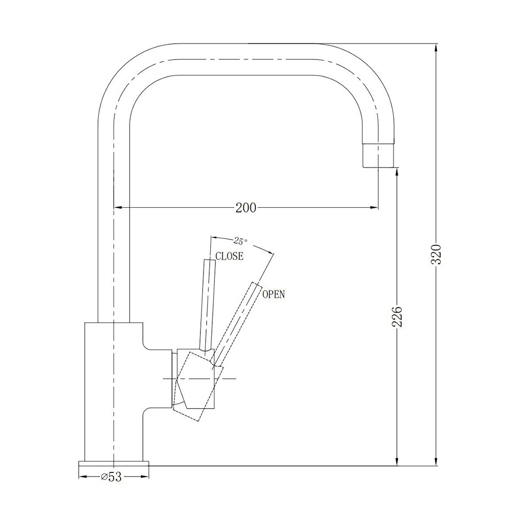 YSW factory wholesale solid brass construction matte black/brushed nickel/chrome kitchen tap sink faucet