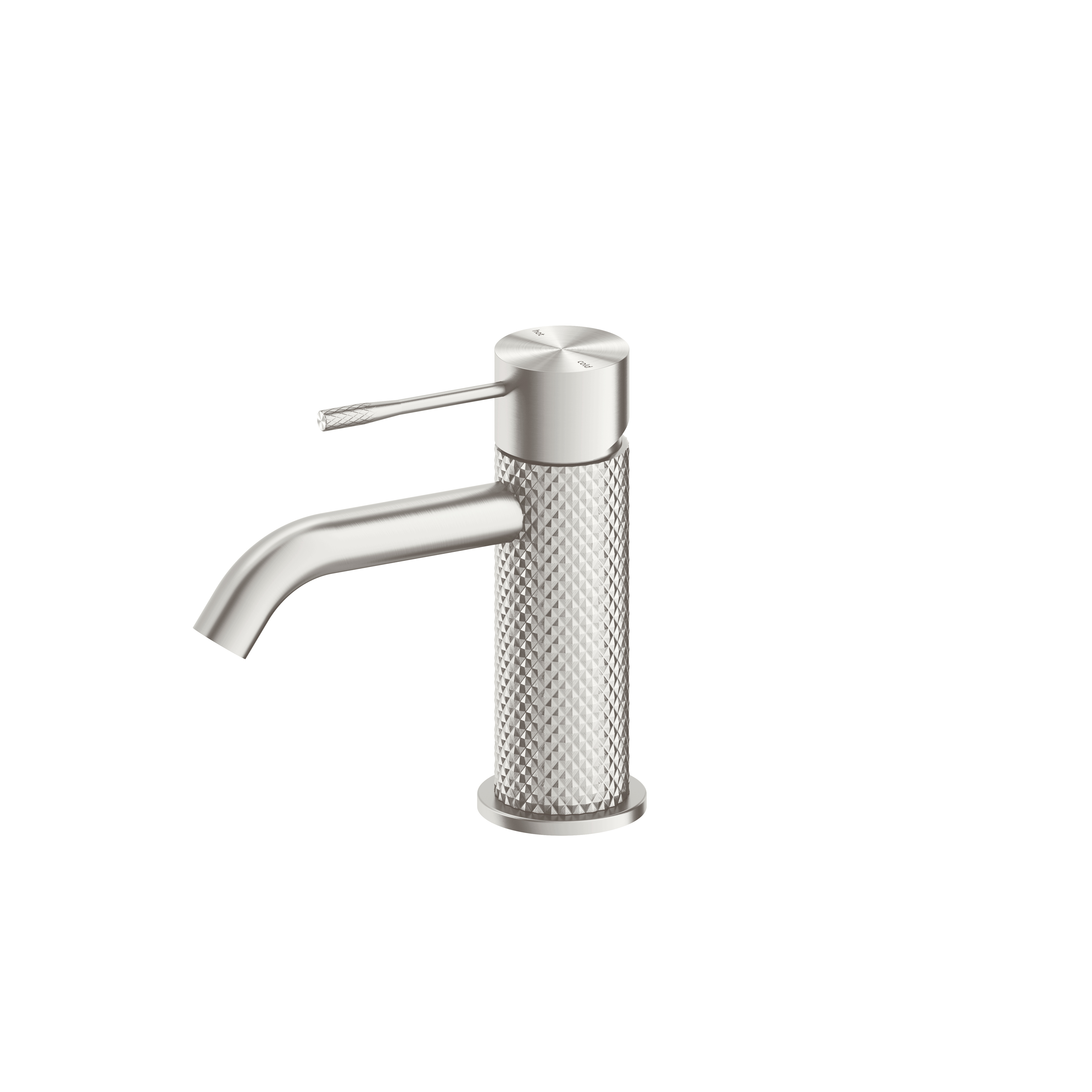 YSW The latest water saving function lead-free Brushed Nickel  all copper basin knurling  faucet