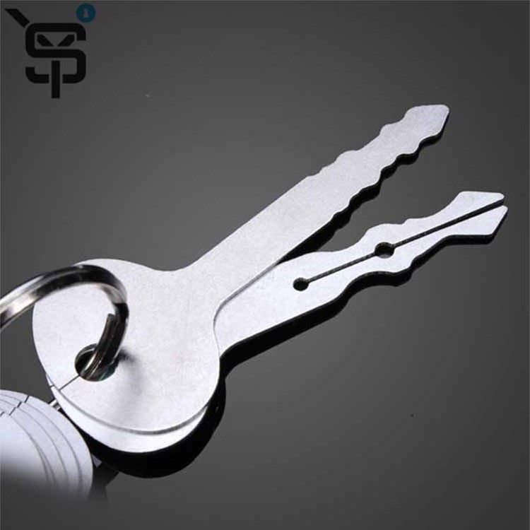 High Quality 7pcs Car Lock Opener Double Sided Bypass Tools Jiggler keys