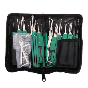 32 Pieces Auto Lock Picks Tools kit steel Lock Opener Locksmith Supplies picks with track number